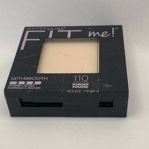 Maybelline Fit Me Smooth Powder 110 Porcelain, NEW